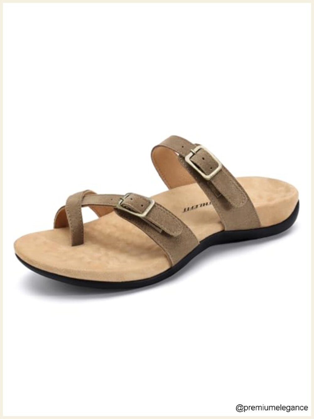 Orthopedic Sandals for Women with Arch Support Adjustable Comfort Walking